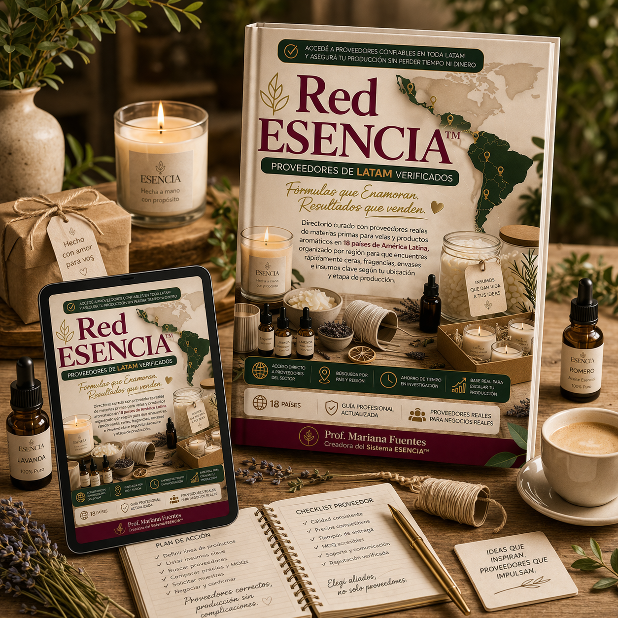 Sistema ESENCIA™: Método completo para crear y vender productos aromáticos desde casa