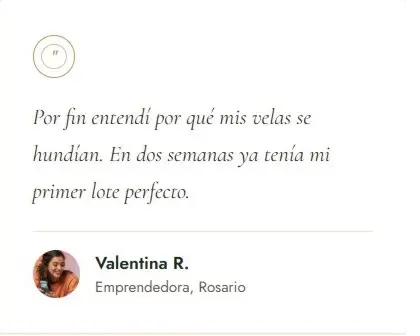Testimonio de artesana 1