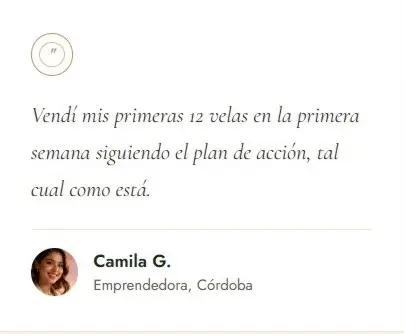 Testimonio de artesana 2